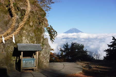 2016.11.05 七面山、距離：33km、写真提供：S.Mさん<br />奥の院からの富士山