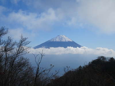 鬼ヶ岳から富士山を望む 