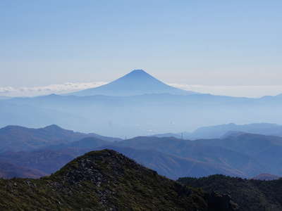 美しい形の富士山 
