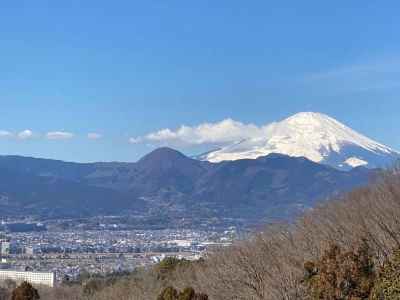 いこいの村あしがらからの富士山の眺め
