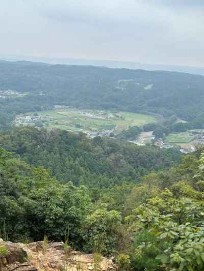 日和田山からの巾着田 