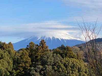 富士山と笠雲 