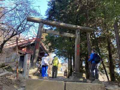 山頂に到着 