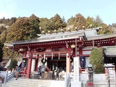 阿夫利神社下社到着 