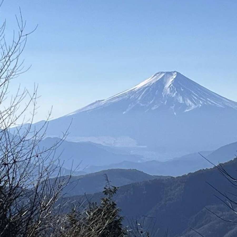 奈良倉山からの富士山