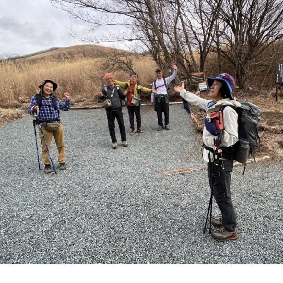 ゴールのパノラマ台駐車場に到着