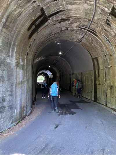 十津川温泉へのトンネル 