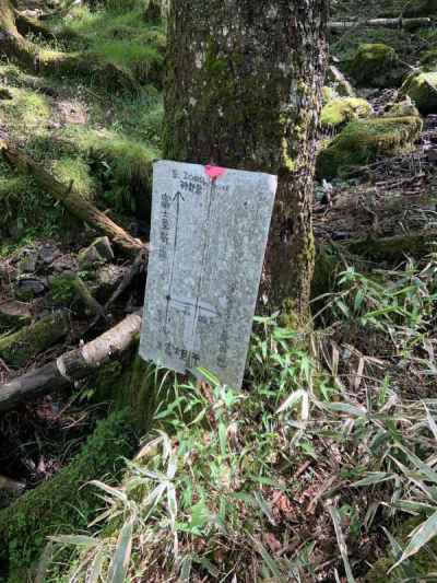 左は富士見新道　今日は右へ 