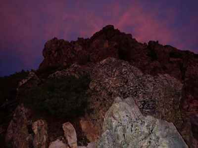 五竜岳のシルエット&nbsp;