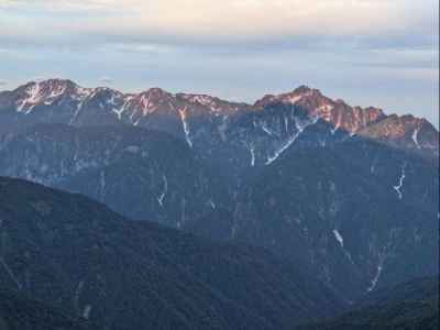 眼前には立山連峰と剣岳&nbsp;