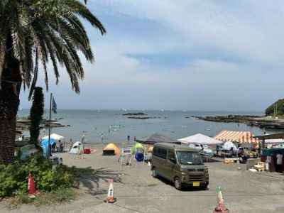 小さな海水浴場