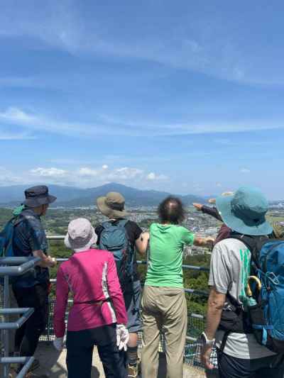 大山を望む 