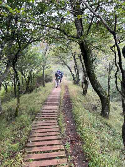 さてと、整備された国道？表尾根へ進みます 