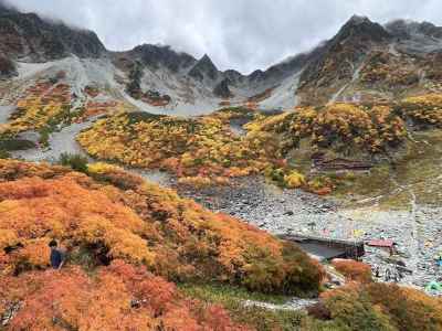 涸沢の紅葉