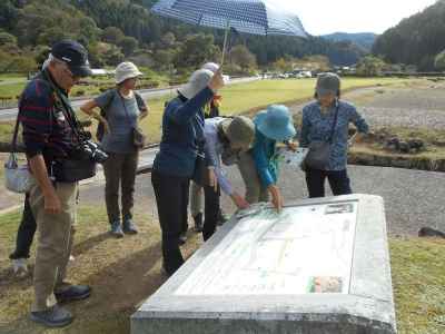平面復元地区見学の様子