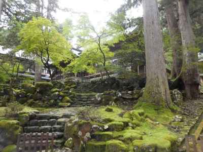 境内には素敵な庭園が広がっている