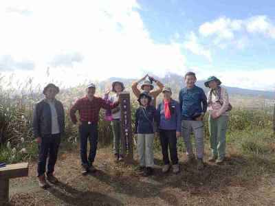 太平山で集合写真