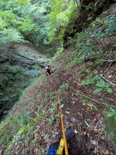 泥壁も登ります