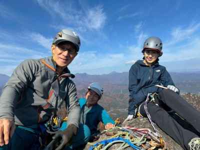 「登頂しました！」 