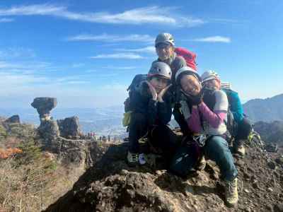 妙義にうっとり…のポーズ 