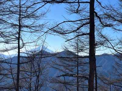 松姫峠からも富士山