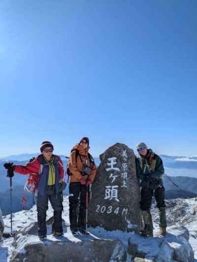 美ヶ原頂上 王ヶ頭にて