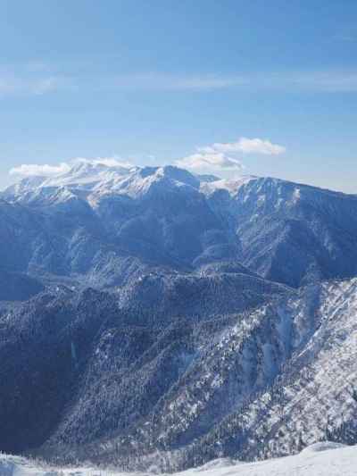 乗鞍連峰を望む