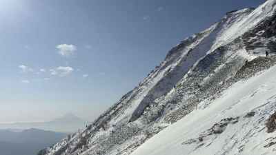 富士山が見える