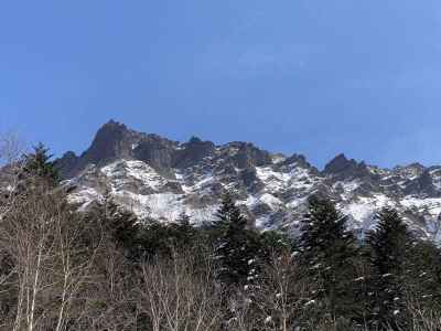 横岳の岩峰群&nbsp;
