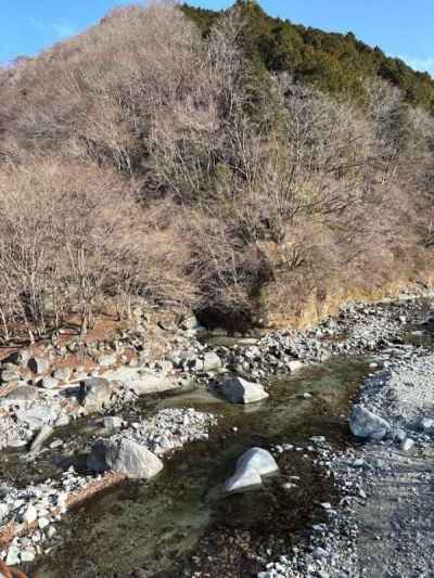 沢の水は澄んでいて綺麗&nbsp;