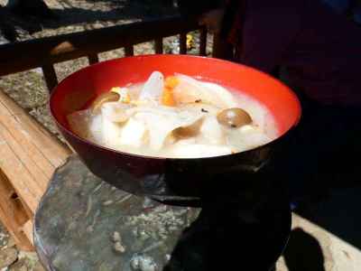 豚汁おいしく出来ました